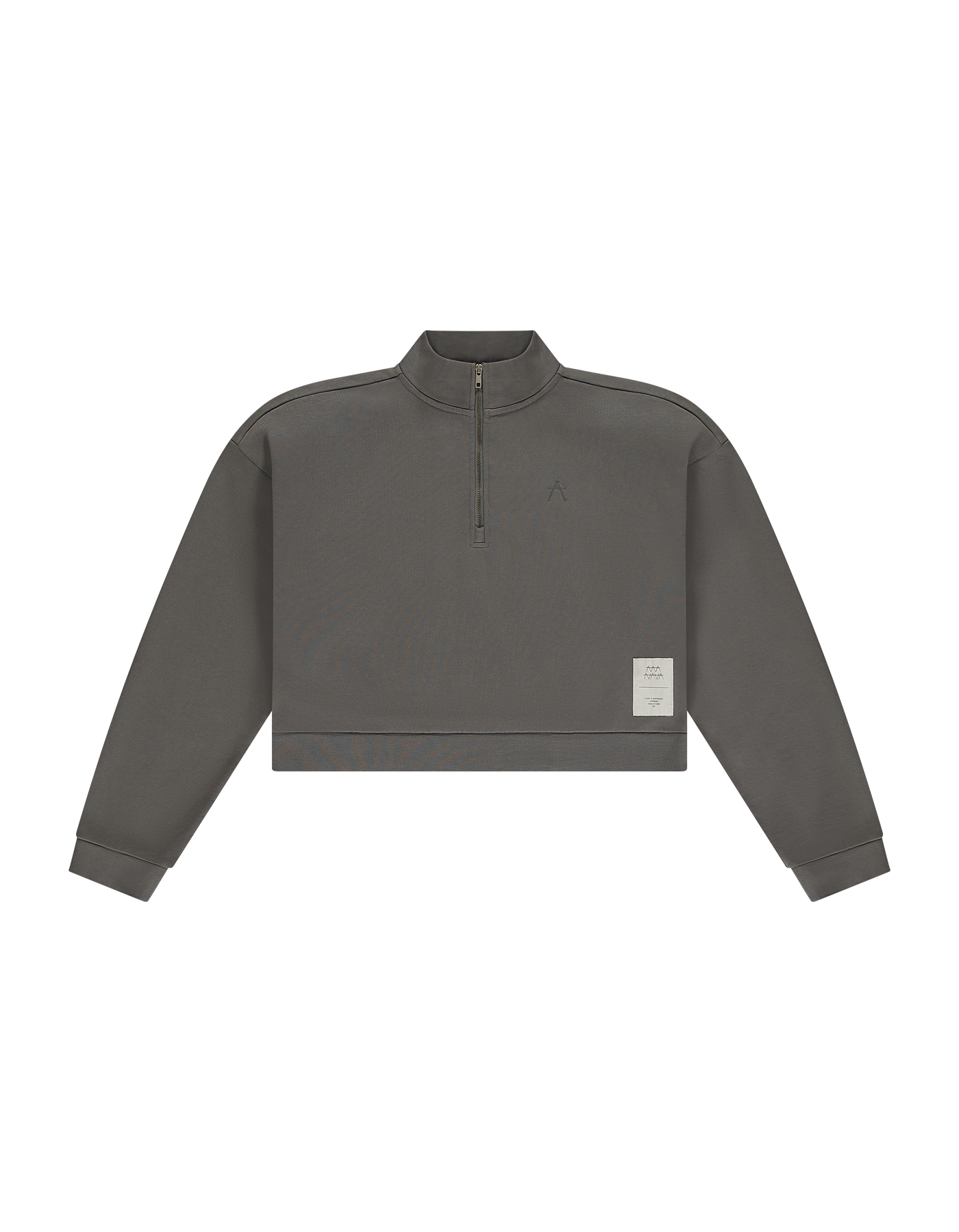 Crop Half Zip Sweatshirt